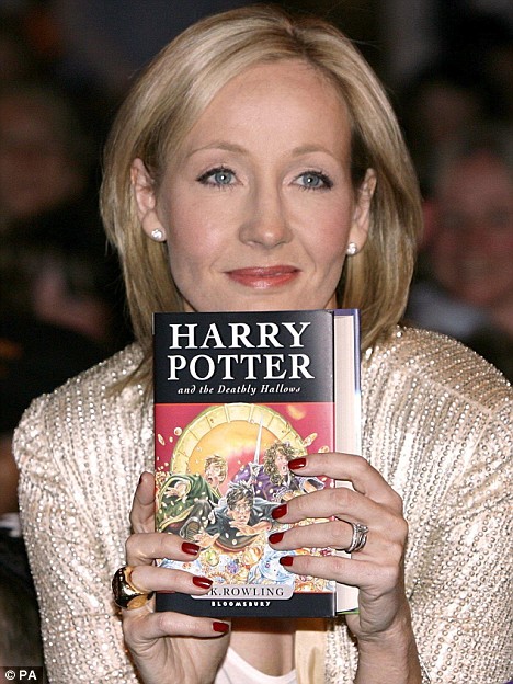 jk rowling harry potter at home